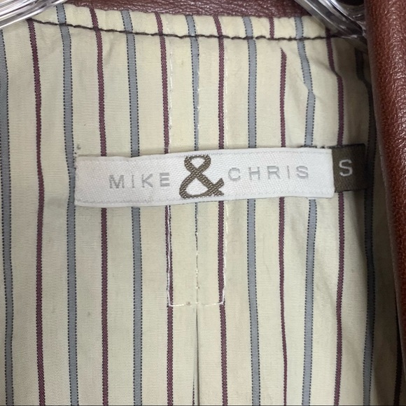 Mike & Chris Chocolate Leather Jacket - Picture 11 of 13